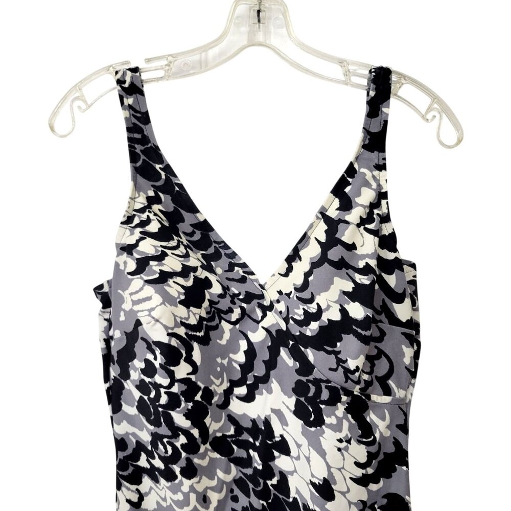 Magic Suit One Piece Swim Suit Gray and Black Marbled Design - Picture 2 of 5